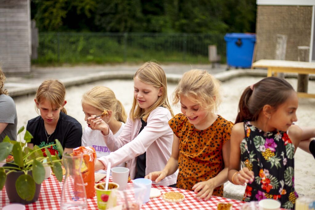 BSO buiten lunchen